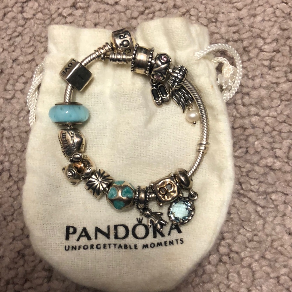 Pandora bracelet. CHARMS ARE IN A SEPARATE LISTING